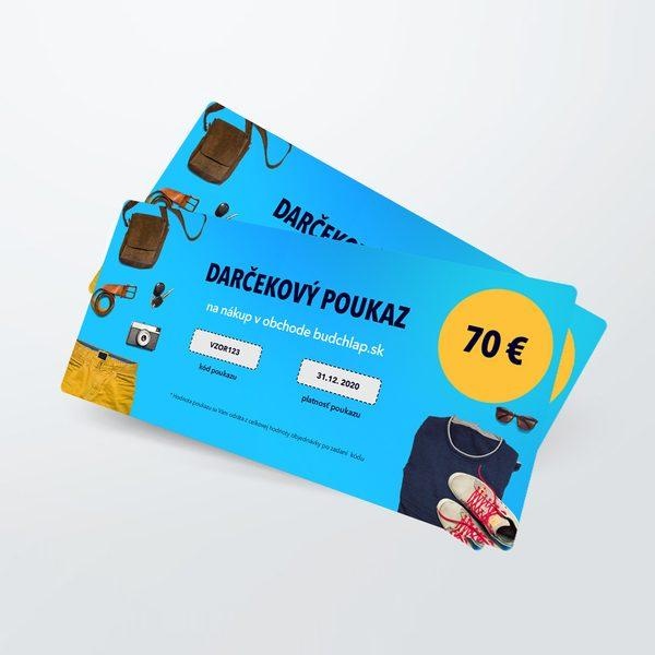 Darčekový poukaz v hodnote 70€