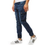 Pánske jogger nohavice - denim look (ux1892) skl.3