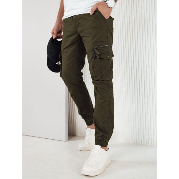 Zelené jogger nohavice Dstreet UX4178