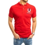 Červené pánske POLO tričko.