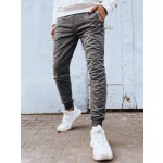 Pánske svetlošedé tepláky Dstreet UX4278