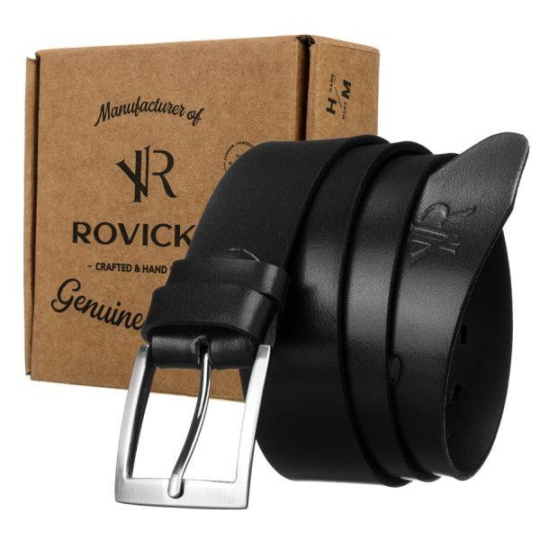 Široký pánsky nohavicový opasok s kovovou prackou - Rovicky