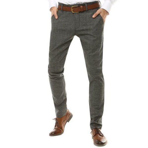Tmavo-sivé elegantné chinos nohavice. skl.11