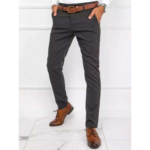 Tmavo-sivé elegantné nohavice skl.29