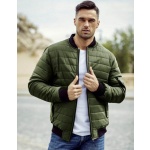 Trendová pánska prešívaná bomber bunda (tx2211A)