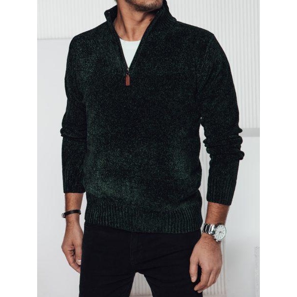 Pánsky zelený sveter Dstreet WX2239