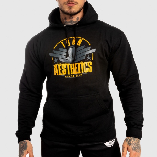 Fitness mikina bez zipsu Iron Aesthetics Force
