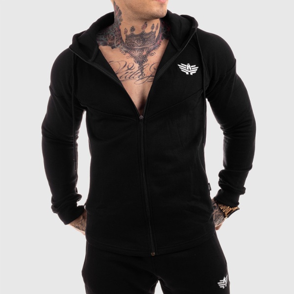 Fitness mikina so zipsom Iron Aesthetics ROUND