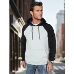 Pánska basic mikina s kapucňou svetlošedá Dstreet BX5894
