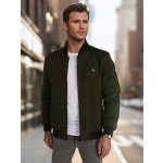 Pánska prechodná bomber bunda zelená Dstreet TX5018