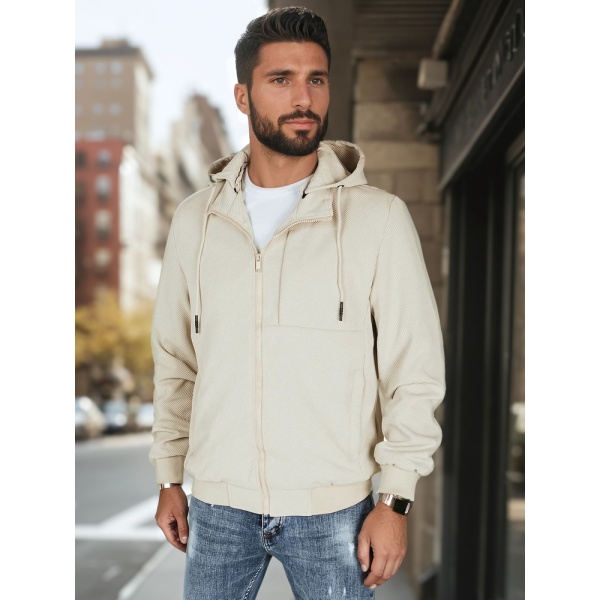 Pánska prechodná bunda s kapucňou