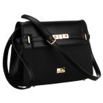 Dámska čierna crossbody kabelka Peterson so zipsom
