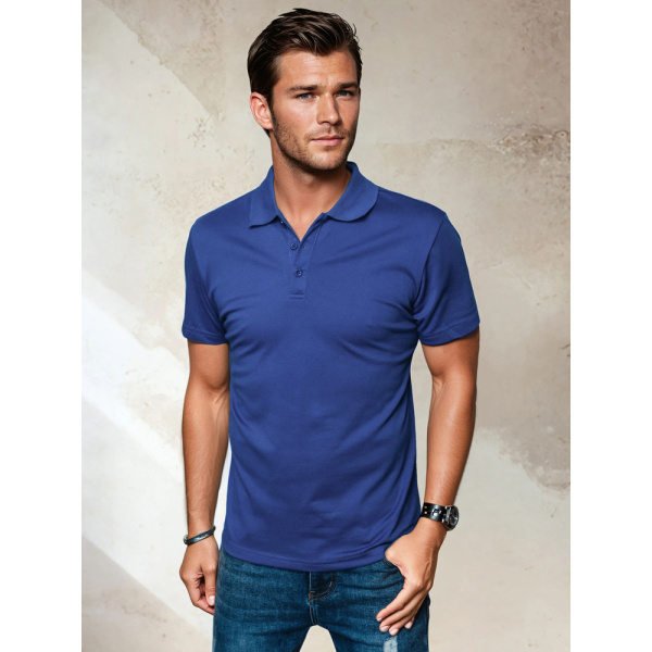 Pánske polo tričko modré Dstreet PX0510