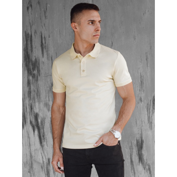 Pánske polo tričko žlté Dstreet PX0606