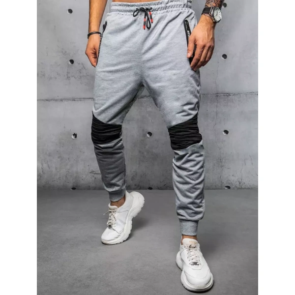 Svetlo-sivé tepláky v trendy prevedením skl.6