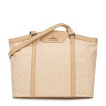 shopper kabelka Wittchen zo žakáru a kože s monogramami