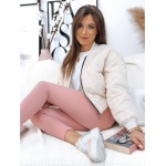 Dámska bunda BOMBER béžová