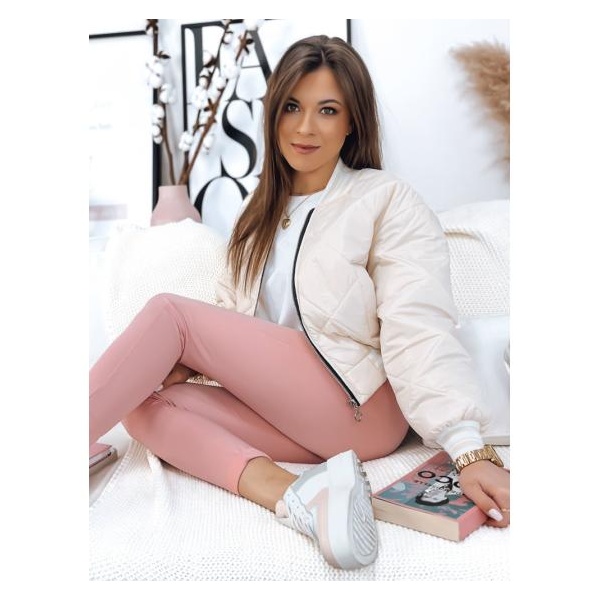 Dámska bunda BOMBER béžová