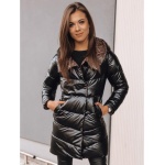 Dámska bunda obojstranná DELSY LONG čierna