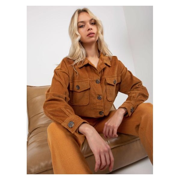 Dámska košeľa STITCH & SOUL svetlo hnedá