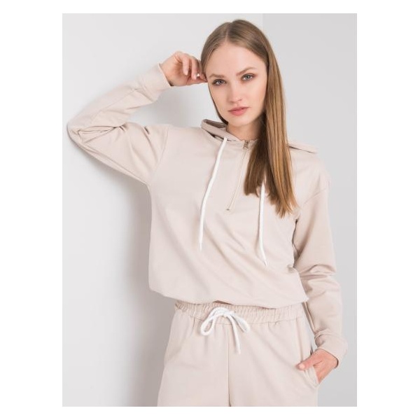 Dámska mikina Ronnie SUBLEVEL light beige