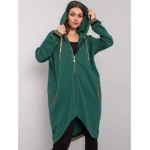 Dámska mikina s kapucňou Alissa dark green