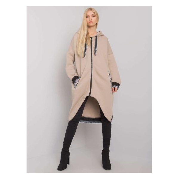 Dámska mikina s kapucňou MAYAR beige