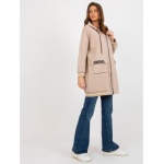 Dámska mikina s oversize strihom MARCELA béžová