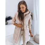Dámska prešívaná vesta GAMIS béžová