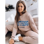 Dámska tepláková súprava NOTHING béžová