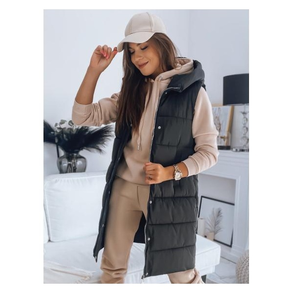 Dámska vesta prešívaná NOELIA čierna