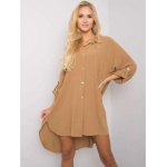 Dámske oversize šaty ELARIA dark beige