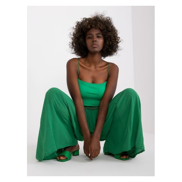 Dámske palazzo nohavice Surie OCH BELLA green