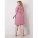 Dámske plus size šaty BELLAMY pink
