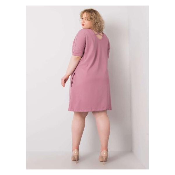 Dámske plus size šaty BELLAMY pink