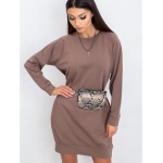 Dámske šaty CRISTINE dark beige