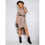 Dámske šaty Casandra RUE PARIS dark beige