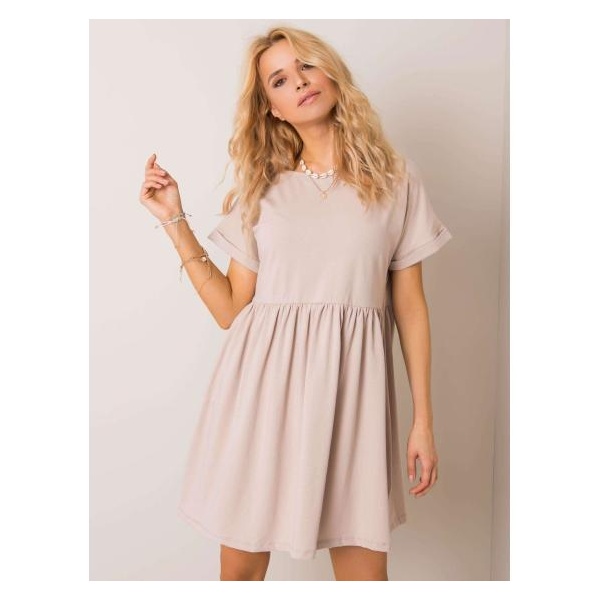 Dámske šaty Dita RUE PARIS beige