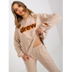 Dámske tepláky s potlačou AHERN beige