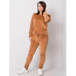 Dámsky plus size set JEANE brown