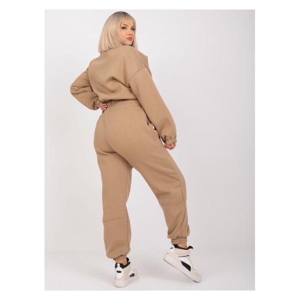 Dámsky plus size set MALEAH beige