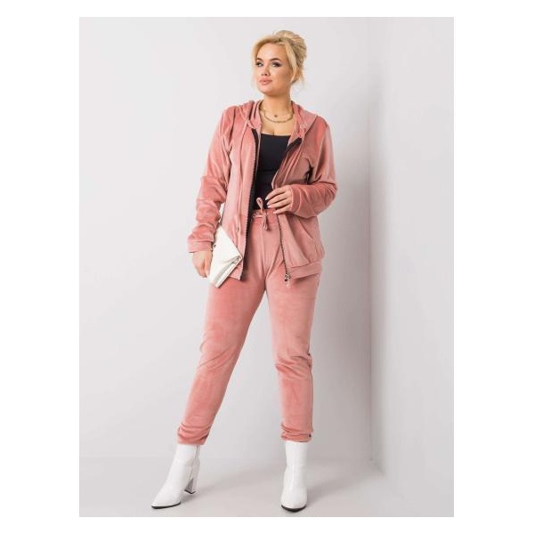 Dámsky plus size set MICHELL ružový
