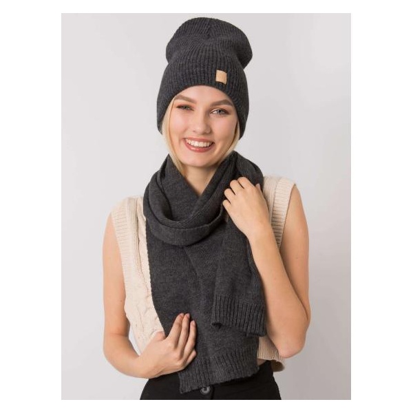 Dámsky set RUE PARIS dark grey