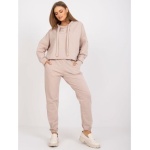 Dámsky set s kapucňou HOIA beige