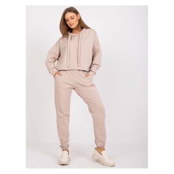 Dámsky set s kapucňou HOIA beige
