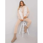 Dámsky set s vestou AYSEL light beige