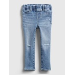 Detské rifle distressed jeggings strečové džínsy