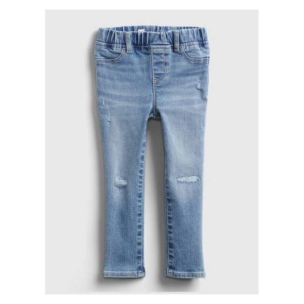 Detské rifle distressed jeggings strečové džínsy