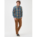 Khaki slim fit nohavice GapFlex
