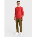 Nohavice essential khaki straight fit GapFlex